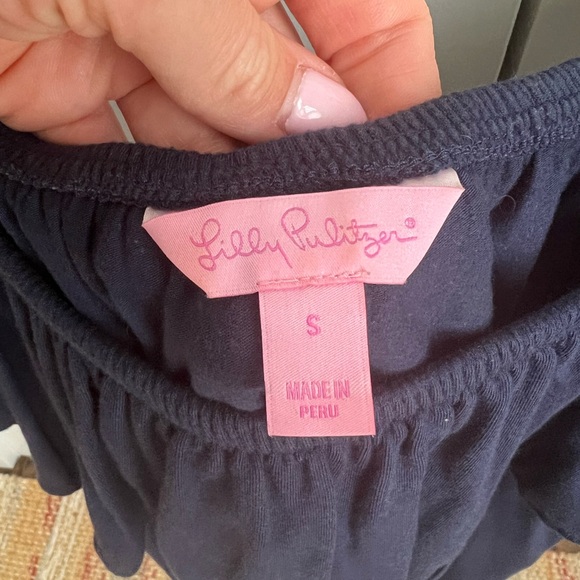 Lilly Pulitzer off the shoulder top - Picture 3 of 3